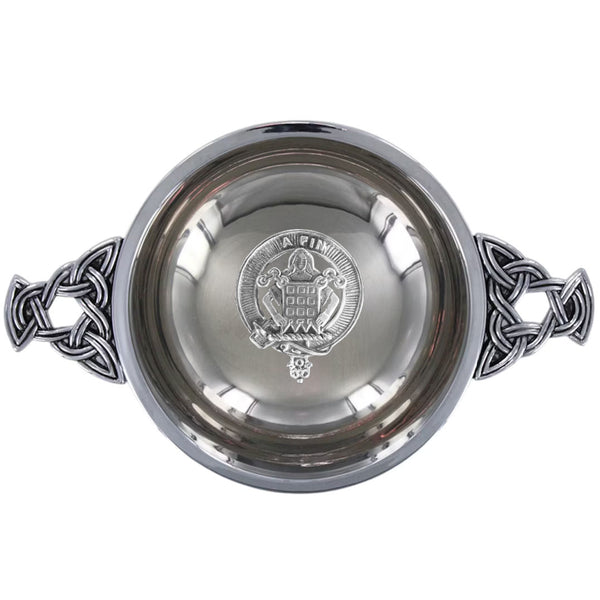 Clan Ogilvie Scottish clan crest quaich