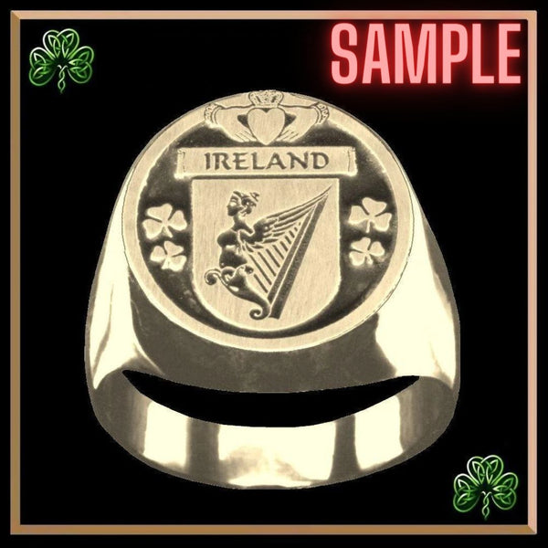 Davis Irish Coat of Arms Gents Ring IC100