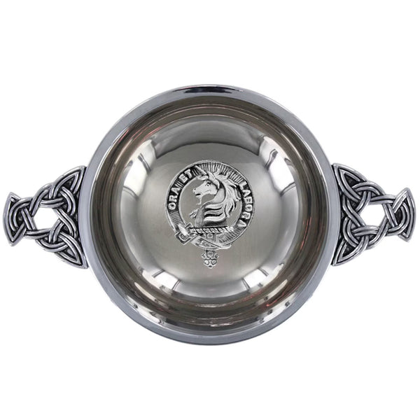 Clan Ramsay Scottish clan crest quaich