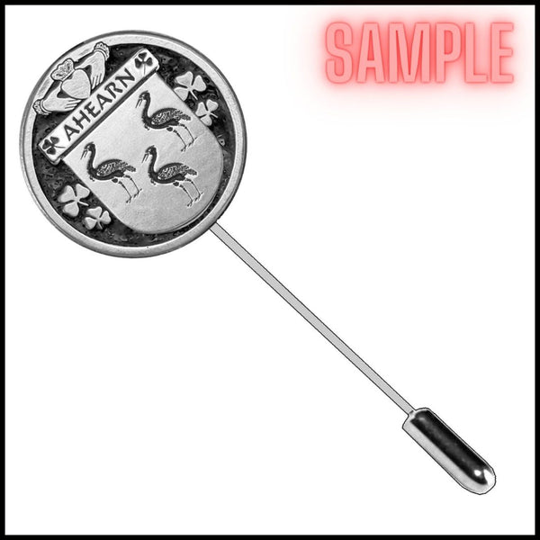 Sammons Irish Family Coat of Arms Stick Pin