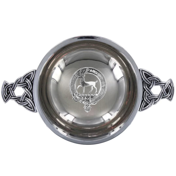 Clan Scott Scottish clan crest quaich