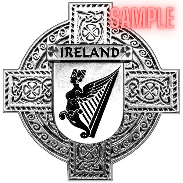 Williams Irish Coat Of Arms Badge Stainless Steel Tankard