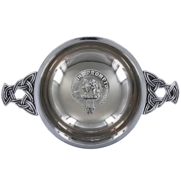 Clan Trotter Scottish clan crest quaich