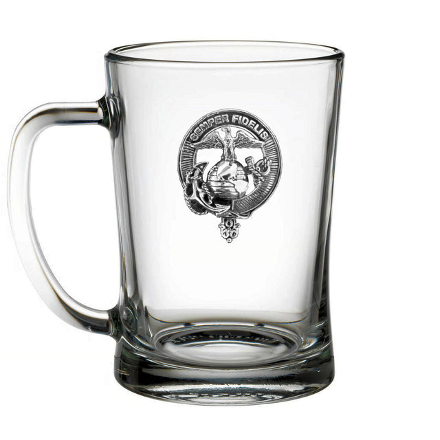 United States Marine Corps Badge Glass Beer Mug - Officially Licensed Product of the Marine Corps
