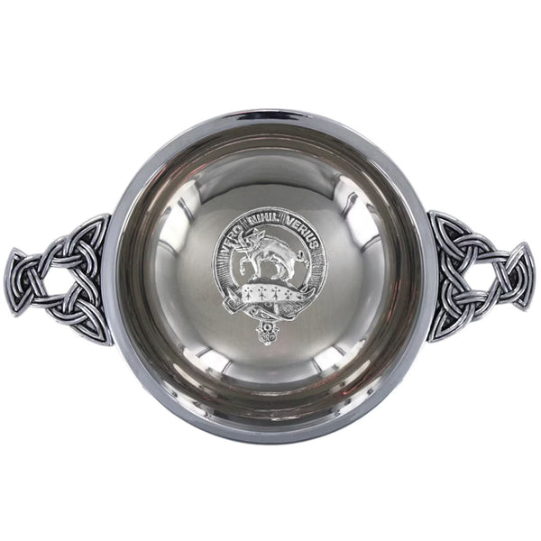 Clan Weir Scottish clan crest quaich