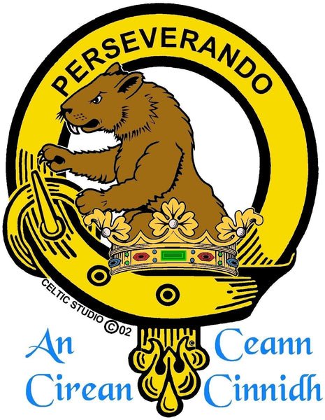 Beveridge Clan Crest Regular Buckle