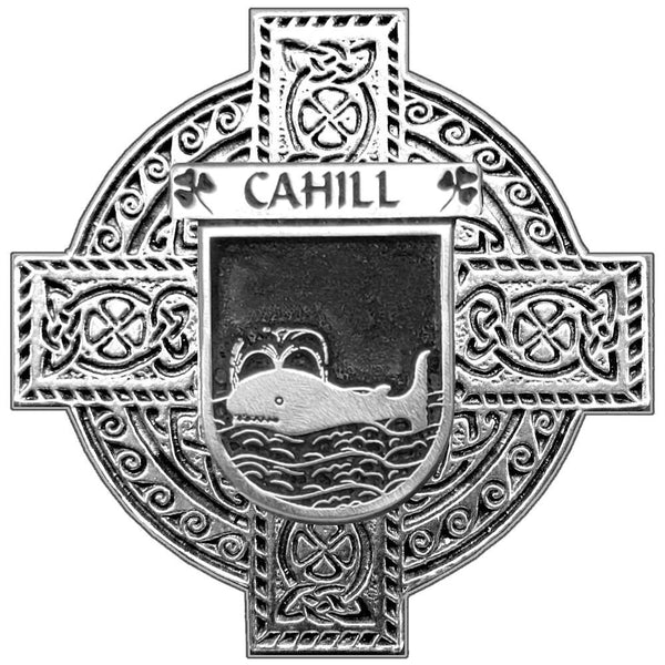 Cahill Irish Coat Of Arms Badge Stainless Steel Tankard