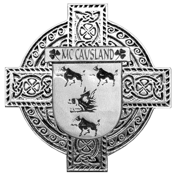 McCausland Irish Coat Of Arms Badge Stainless Steel Tankard