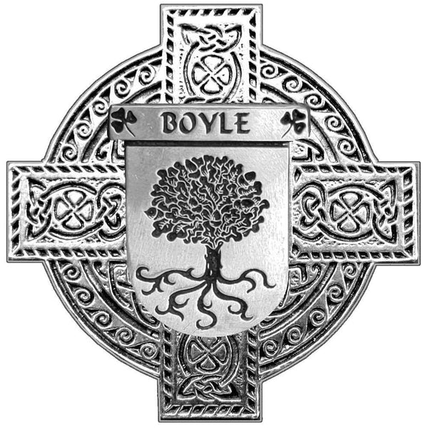 Boyle Irish Coat Of Arms Badge Stainless Steel Tankard