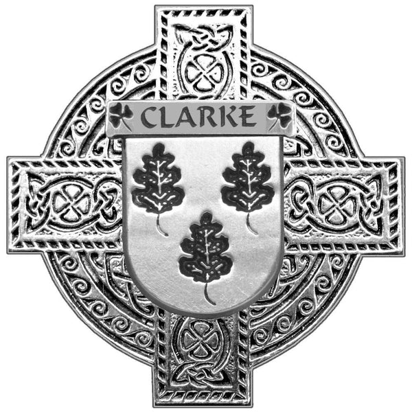 Clarke Irish Coat Of Arms Badge Stainless Steel Tankard