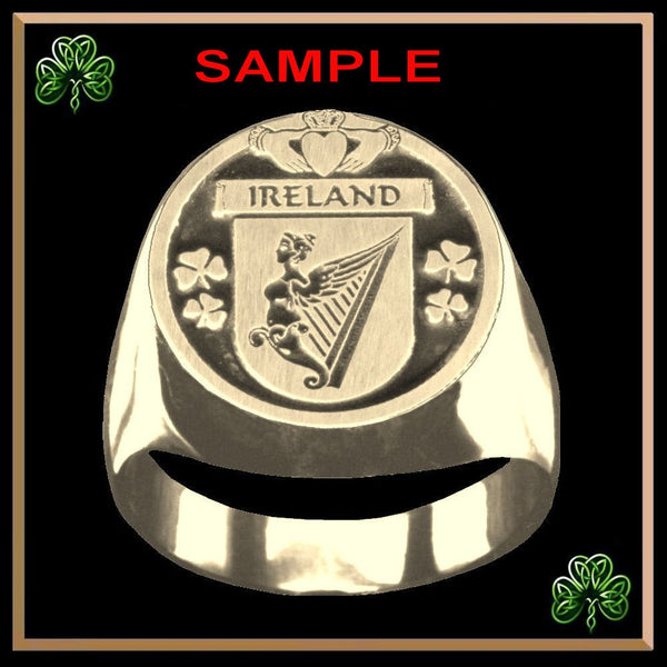 Bradley Irish Coat of Arms Gents Ring IC100