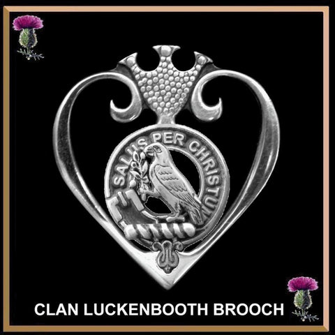 Abernethy Clan Crest Luckenbooth Brooch or Pendant
