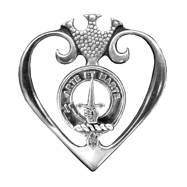 Bain Clan Crest Luckenbooth Brooch or Pendant