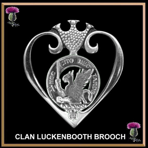 Bannatyne Clan Crest Luckenbooth Brooch or Pendant