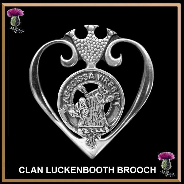 Bisset Clan Crest Luckenbooth Brooch or Pendant