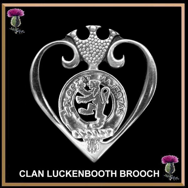 Brown (Broun) Clan Crest Luckenbooth Brooch or Pendant