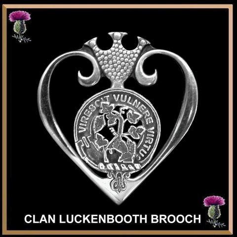 Burnett Clan Crest Luckenbooth Brooch or Pendant