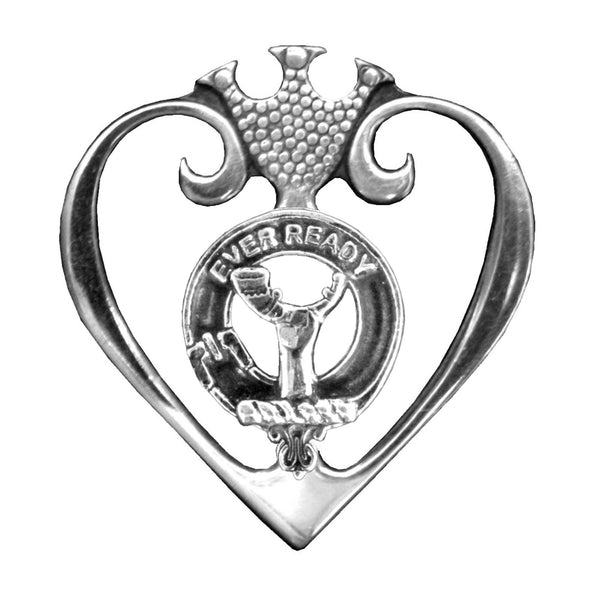 Burns Clan Crest Luckenbooth Brooch or Pendant