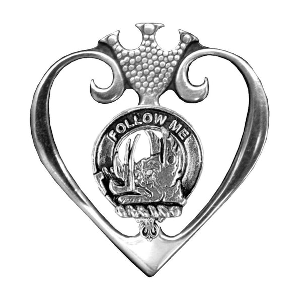 Campbell Breadalbane Clan Crest Luckenbooth Brooch or Pendant