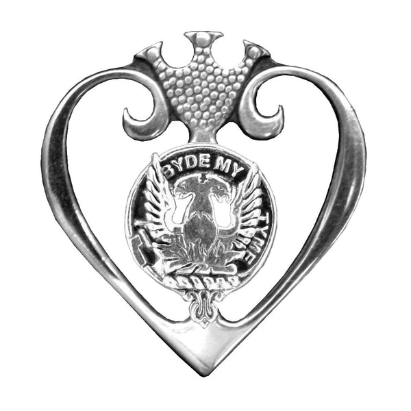 Campbell Loudoun Clan Crest Luckenbooth Brooch or Pendant
