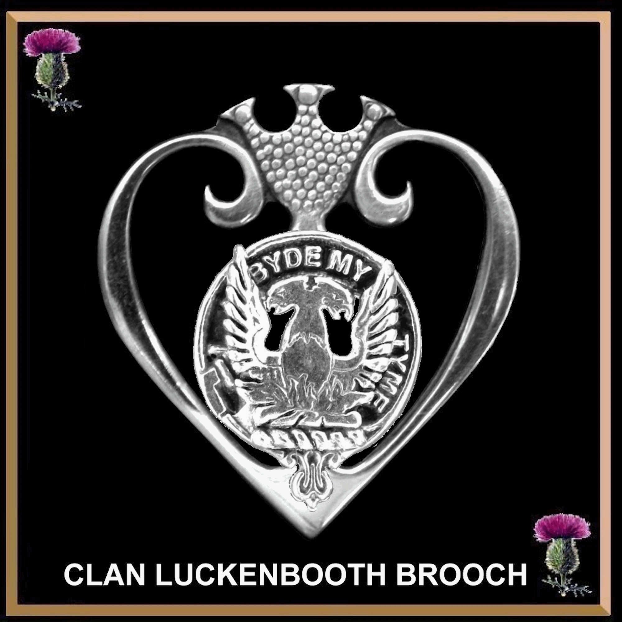 Campbell Loudoun Clan Crest Luckenbooth Brooch or Pendant