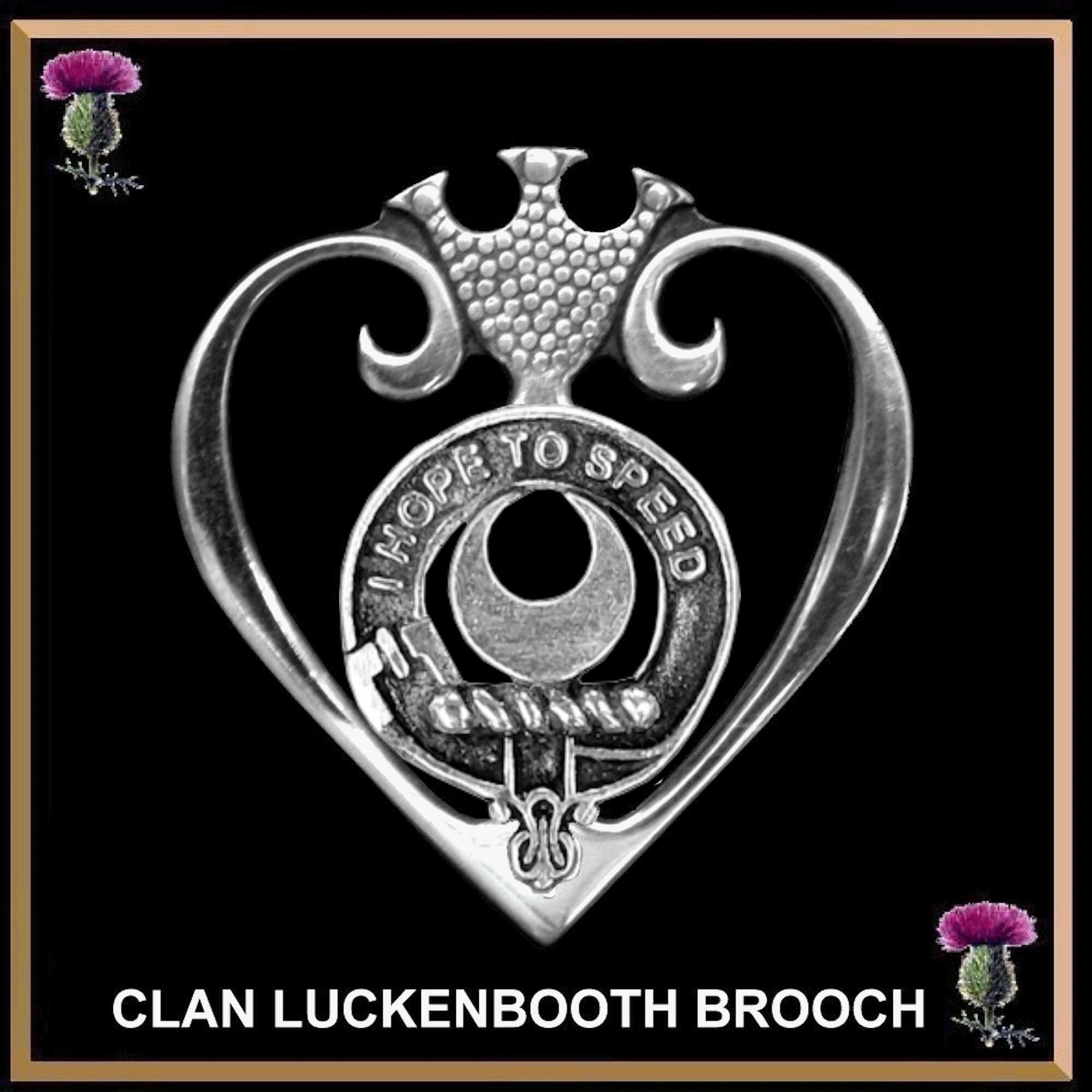 Cathcart Clan Crest Luckenbooth Brooch or Pendant