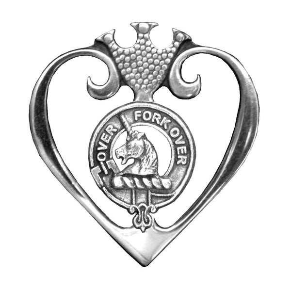 Cunningham Clan Crest Luckenbooth Brooch or Pendant