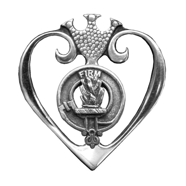 Dalrymple Clan Crest Luckenbooth Brooch or Pendant
