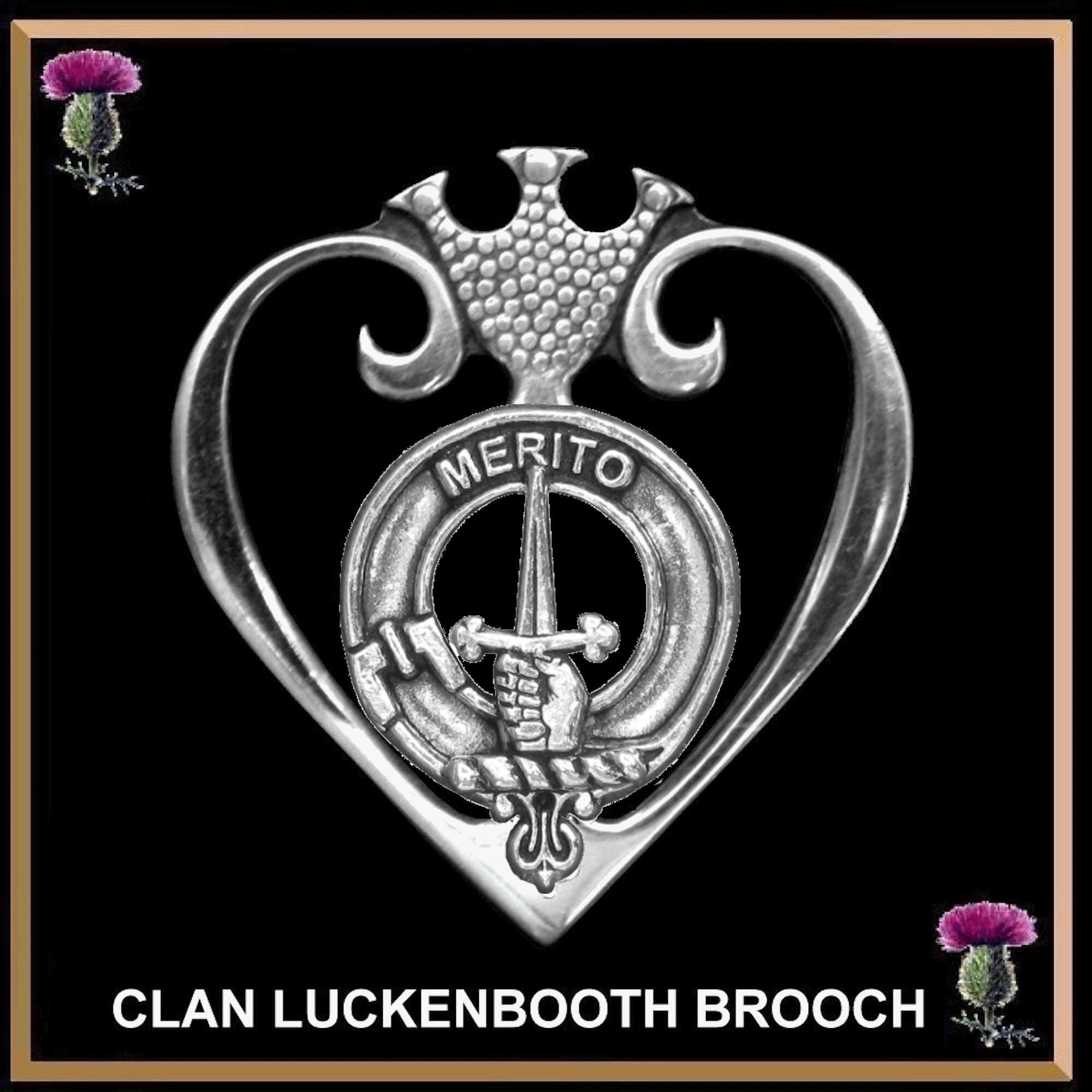 Dunlop Clan Crest Luckenbooth Brooch or Pendant