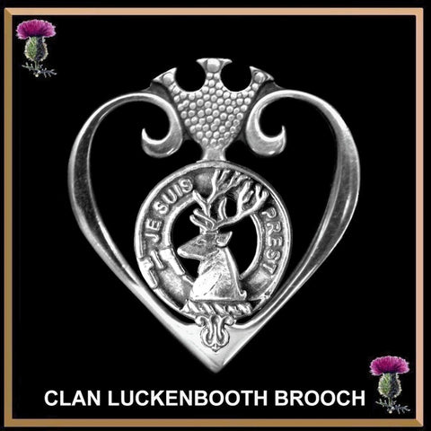 Fraser Lovat Clan Crest Luckenbooth Brooch or Pendant