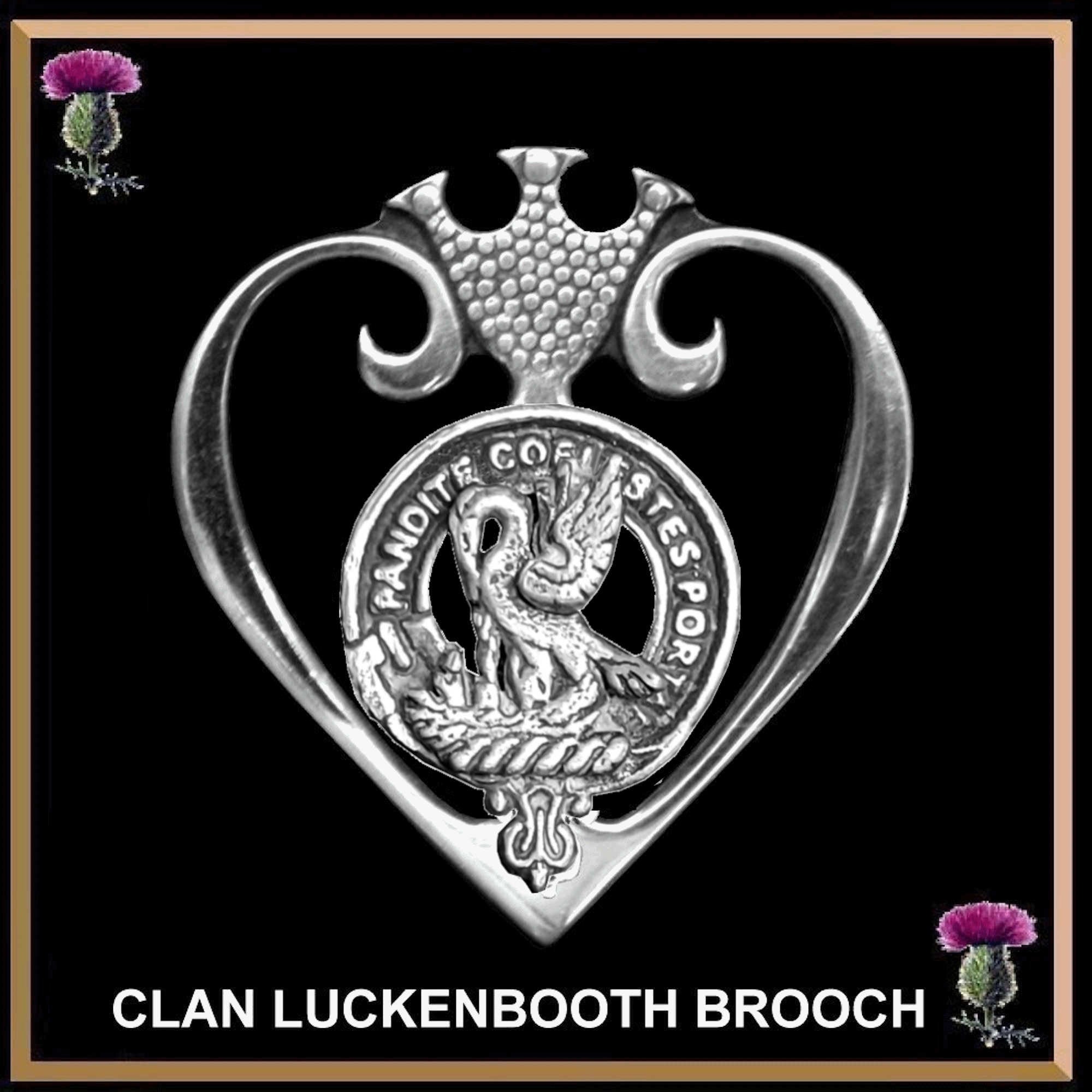 Gibson Clan Crest Luckenbooth Brooch or Pendant