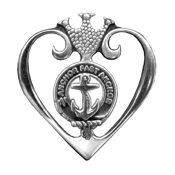 Gray Clan Crest Luckenbooth Brooch or Pendant