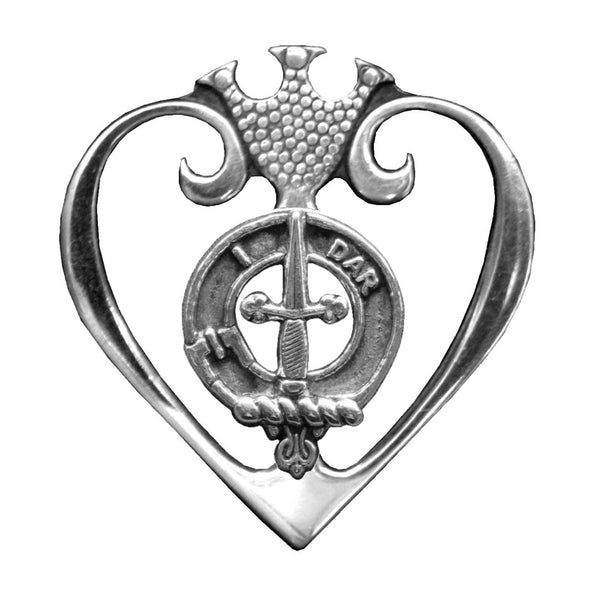 Dalzell Clan Crest Luckenbooth Brooch or Pendant