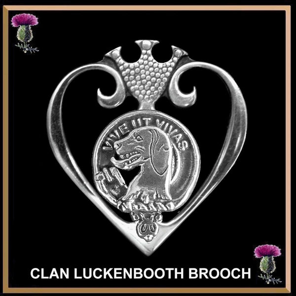Hall Clan Crest Luckenbooth Brooch or Pendant