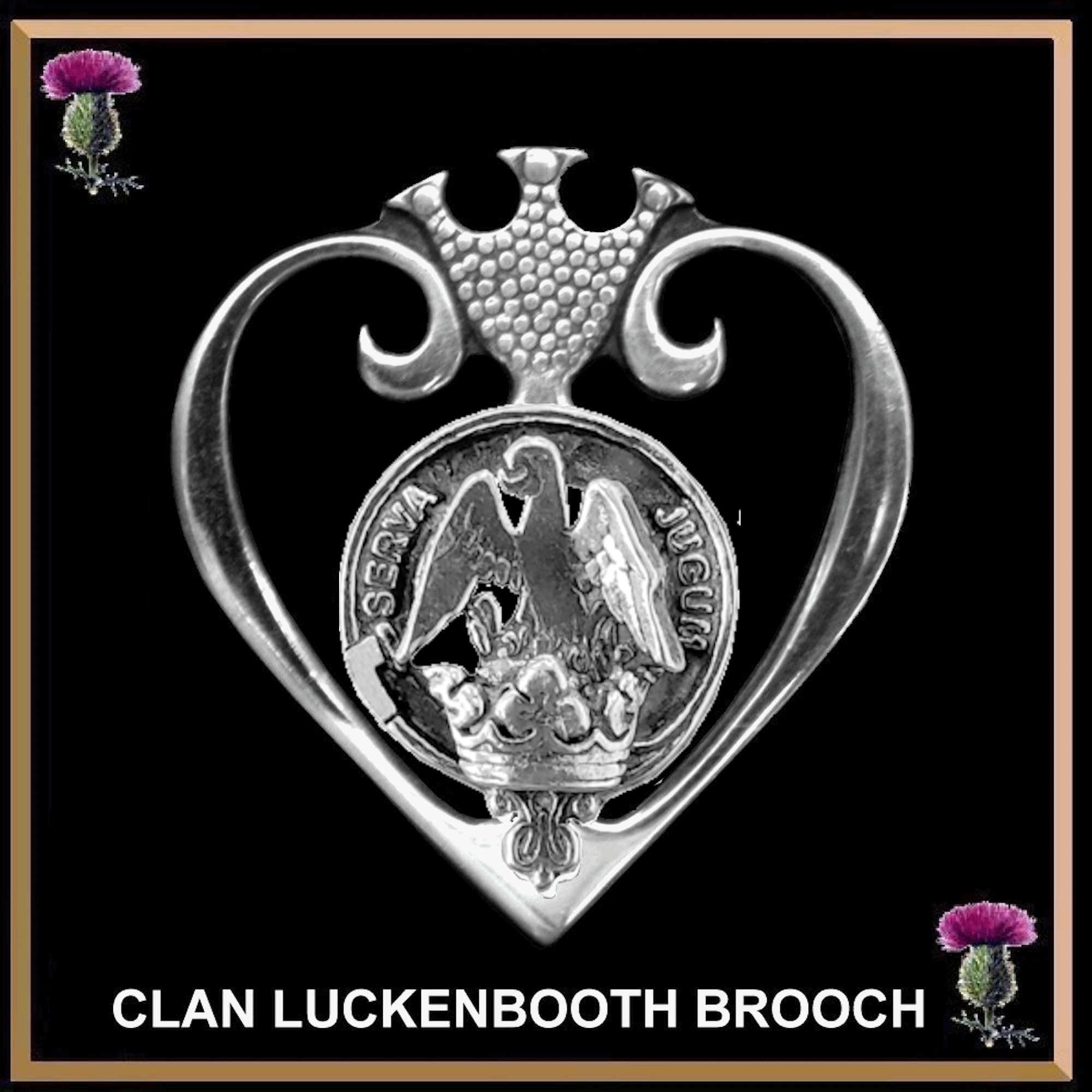 Hay Clan Crest Luckenbooth Brooch or Pendant