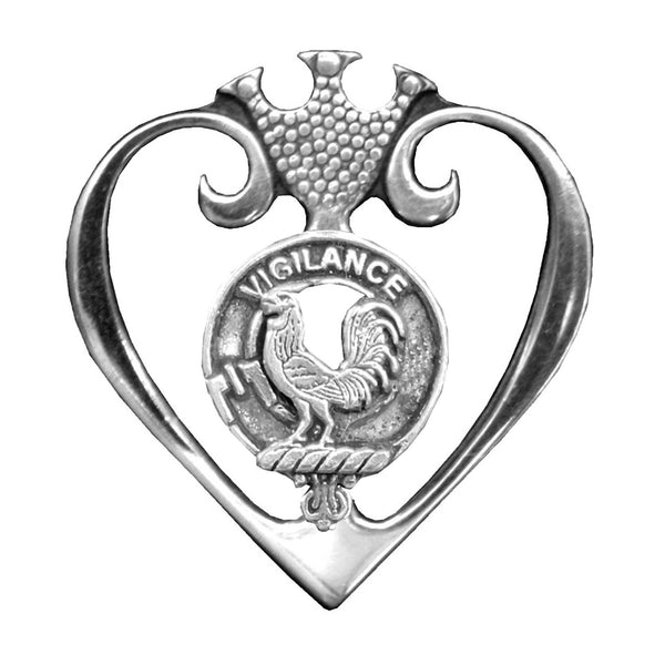Laing Clan Crest Luckenbooth Brooch or Pendant