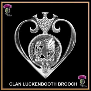 Leslie Clan Crest Luckenbooth Brooch or Pendant