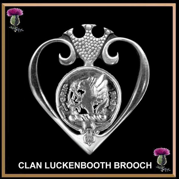 Leslie Clan Crest Luckenbooth Brooch or Pendant