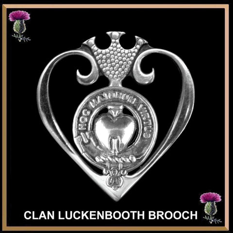 Logan Clan Crest Luckenbooth Brooch or Pendant