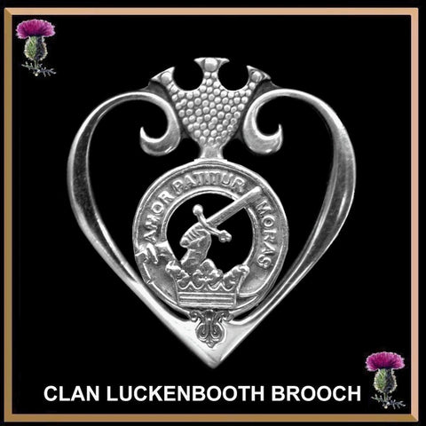 Lumsden Clan Crest Luckenbooth Brooch or Pendant