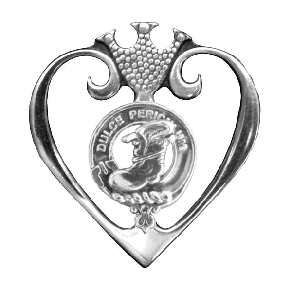 MacAulay Clan Crest Luckenbooth Brooch or Pendant