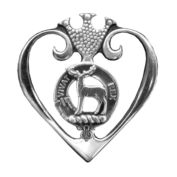 MacCorquodale Clan Crest Luckenbooth Brooch or Pendant