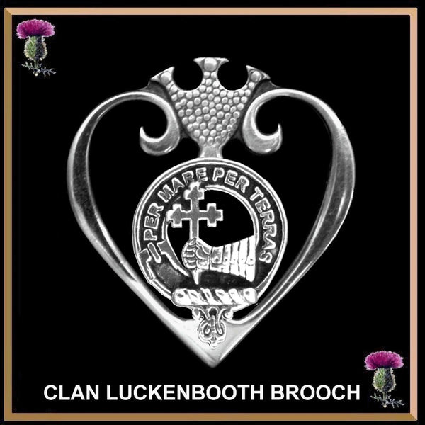MacDonald Sleat Clan Crest Luckenbooth Brooch or Pendant