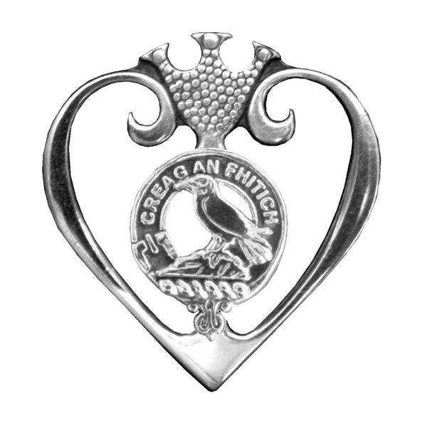 MacDonnell GlenGarry Clan Crest Luckenbooth Brooch or Pendant