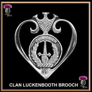 MacDonald Glencoe Clan Crest Luckenbooth Brooch or Pendant