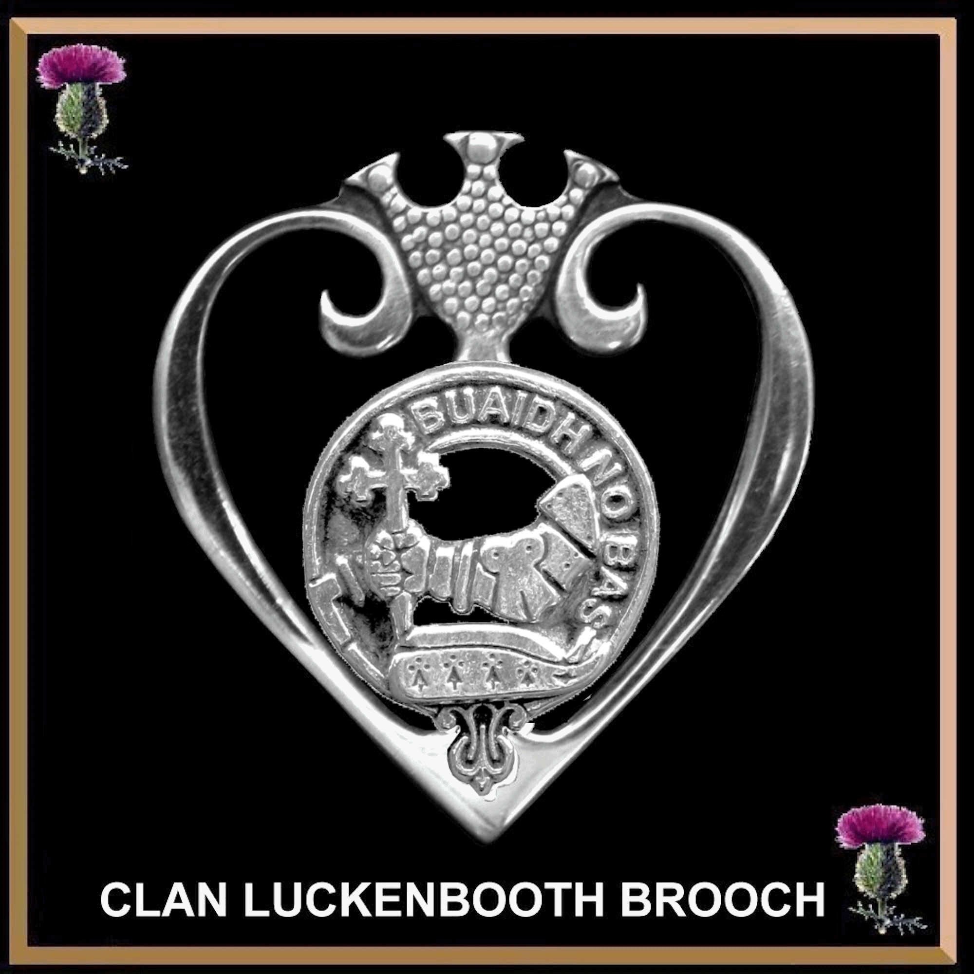 MacDougall Clan Crest Luckenbooth Brooch or Pendant