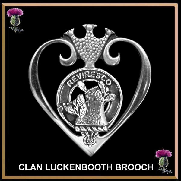 MacEwan Clan Crest Luckenbooth Brooch or Pendant