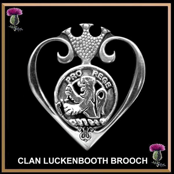 MacFie Clan Crest Luckenbooth Brooch or Pendant