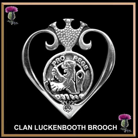 MacFie Clan Crest Luckenbooth Brooch or Pendant