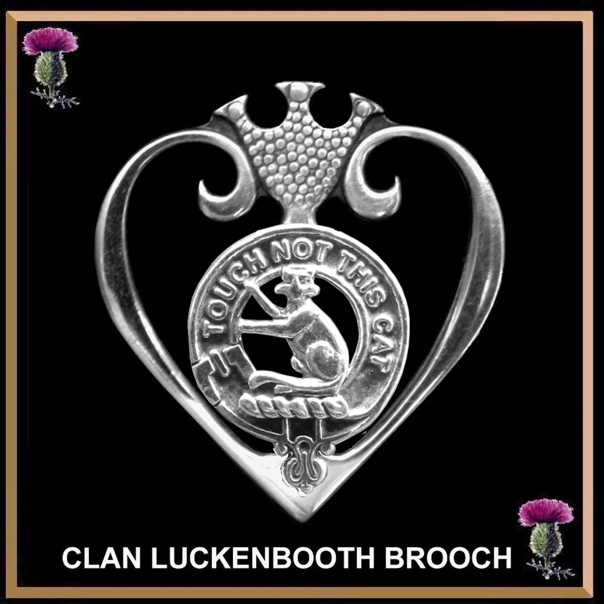 MacGillivray Clan Crest Luckenbooth Brooch or Pendant